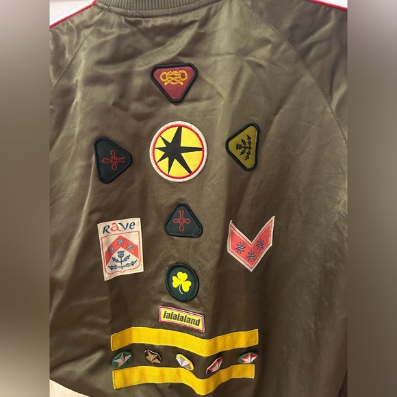 Diesel reversible bomber jacket Sz Small green and blue orig $348 - Picture 6 of 11